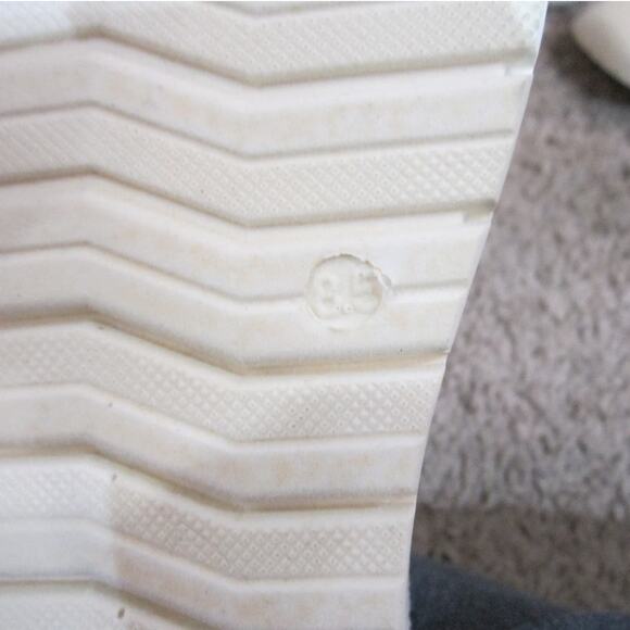 Steve Madden White Calexico Platform Sandals Sz 8.5 - Picture 5 of 9